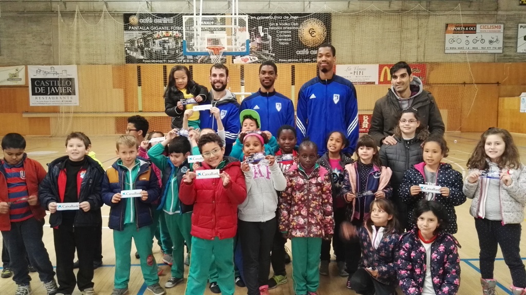 EL CBT VISITA LA ESCOLA SANTA MARIA DEL MAR
