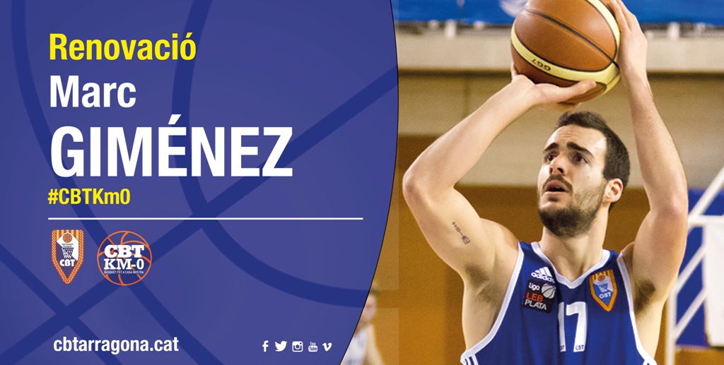 MARC GIMÉNEZ RENOVA AMB EL CBT