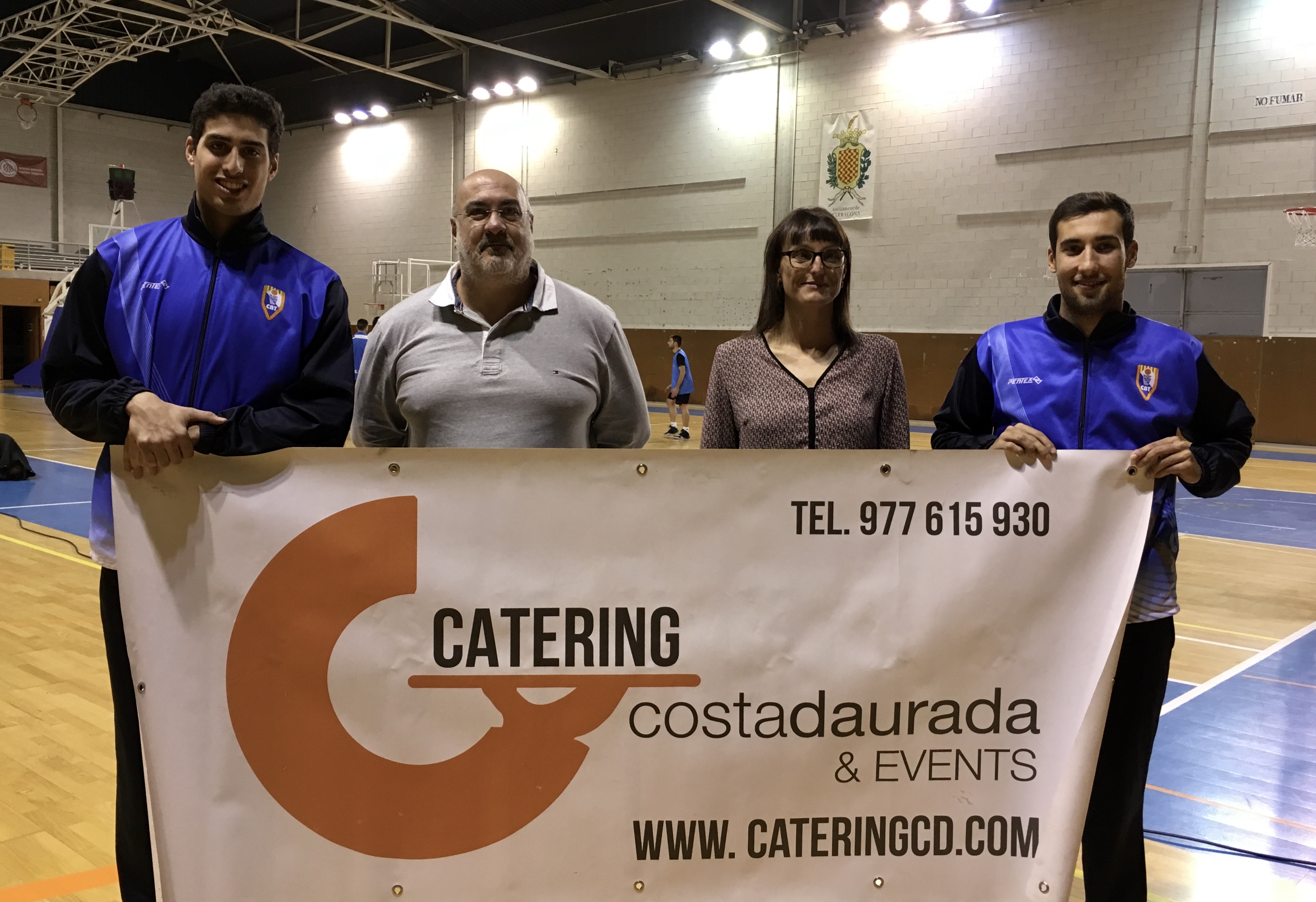 CATERING COSTA DAURADA RENOVA EL SEU COMPROMÍS AMB EL CLUB BÀSQUET TARRAGONA