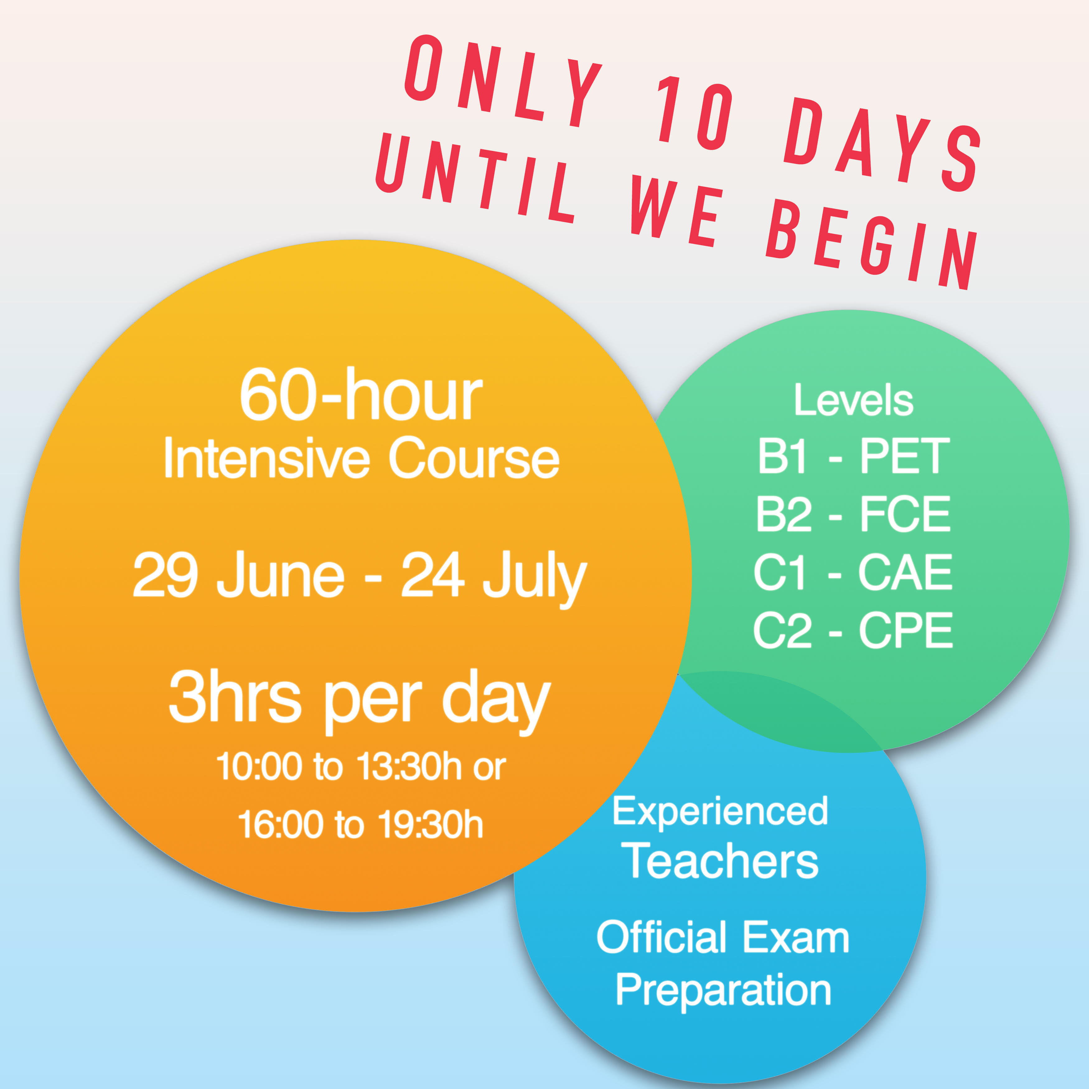 DESCOMPTES PELS JUGADORS DE LA BASE PER AL CURS INTENSIU D’ENGLISH TARRAGONA