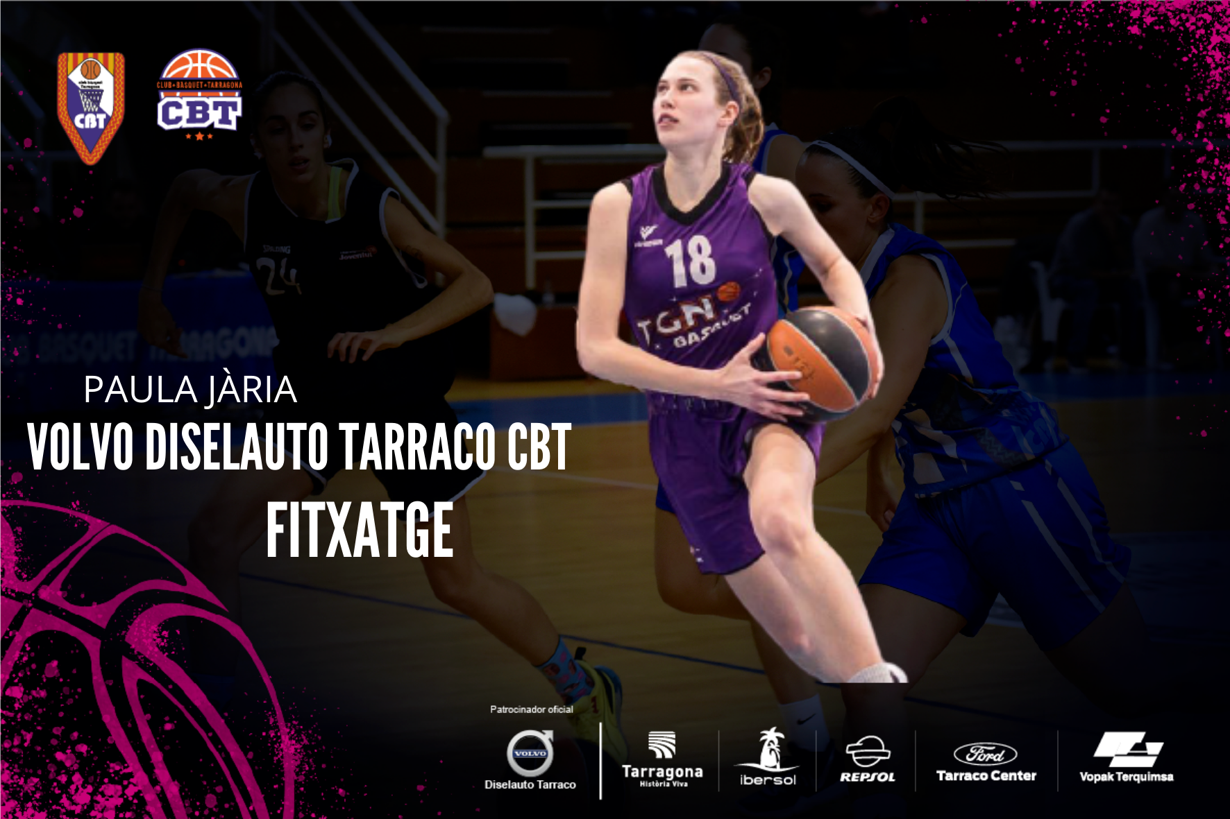 PAULA JÀRIA PRIMER FITXATGE DEL VOLVO DISELAUTO TARRACO CBT