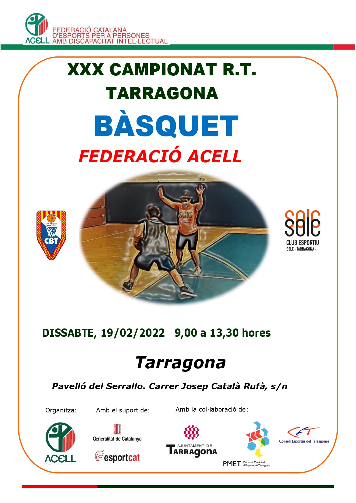 30è CAMPIONAT TERRITORIAL BÀSQUET ACELL AL SERRALLO