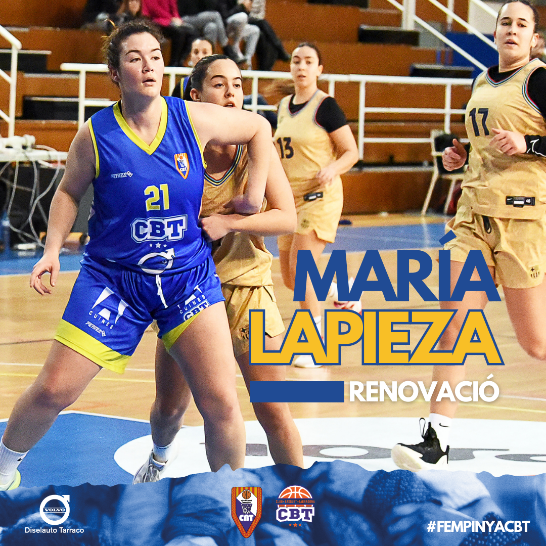 MARÍA LAPIEZA CONTINUARÀ UNA TEMPORADA MÉS