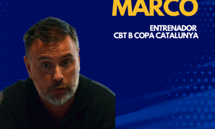 ARMAND MARCO NOU ENTRENADOR PEL CBT B