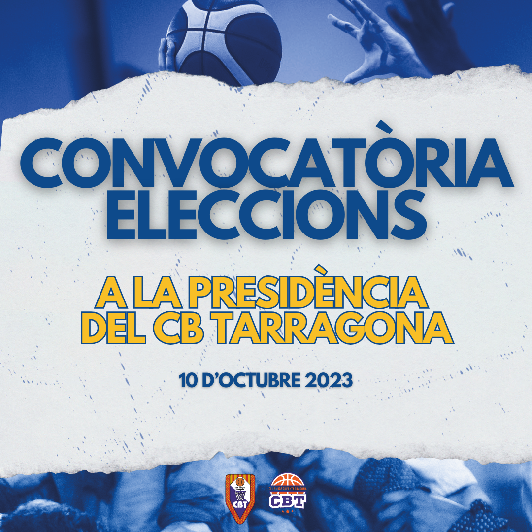 CONVOCATÒRIA D’ELECCIONS AL CB TARRAGONA